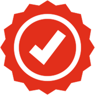 Icona badge con spunta